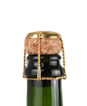 Pioneer Crémant Extra Brut aus Johanniter-Trauben, biodynamisch hergestellt und mit einer goldenen Agraffe verschlossen. 